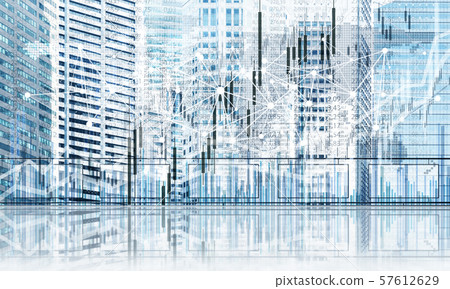 Concept of global communication and networking with world map over cityscape Concept of global communication and networking with world map over cityscape 57612629