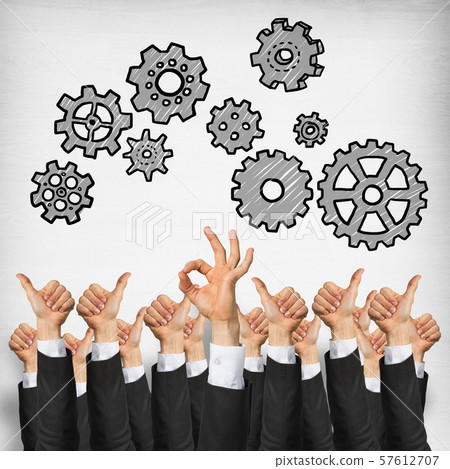 Business and teamwork concept Business and teamwork concept 57612707