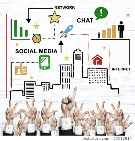 Business and teamwork concept 57612914