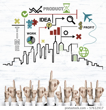 Business and teamwork concept Business and teamwork concept 57612917