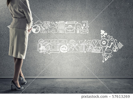 Business growth and progress concept Business growth and progress concept 57613269