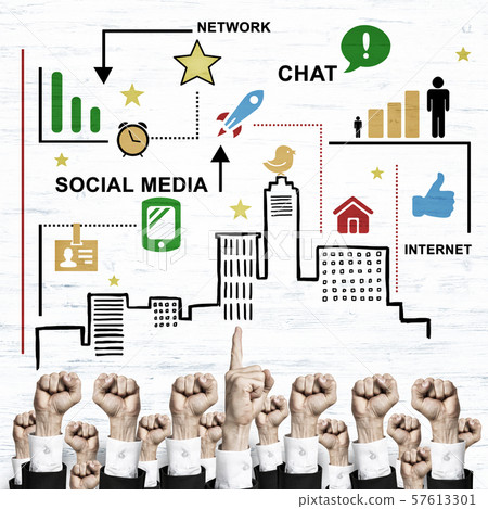 Business and teamwork concept Business and teamwork concept 57613301