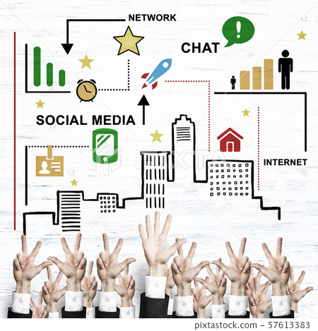 Business and teamwork concept 57613383