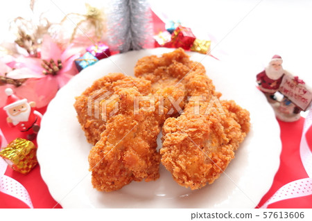Fried chicken christmas image 57613606