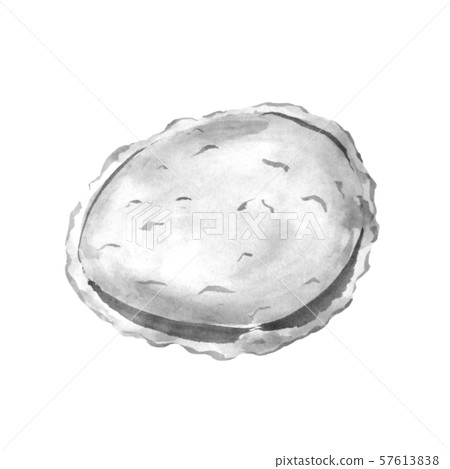 馬鈴薯天婦羅（墨水的手繪插圖） 57613838