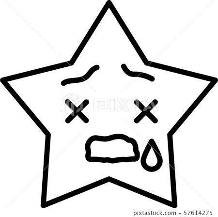 Star face icon facial expression emotion expression simple illustration Star face icon facial expression emotion expression simple illustration 57614275