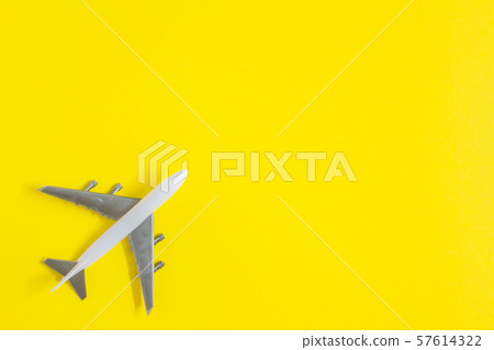 Modern passenger plane 57614322
