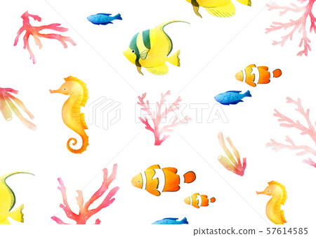 Concept of summer pattern design illustration 040 57614585