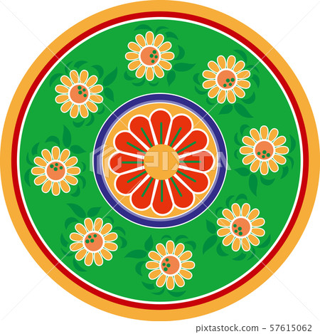 Colorful korean traditional motifs illustration 065 Colorful korean traditional motifs illustration 065 57615062