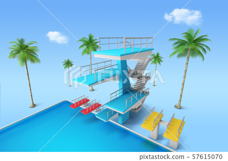 Aquapark 3d render graphic design 012 Aquapark 3d render graphic design 012 57615070