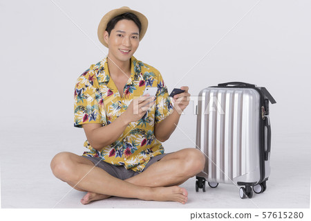 Summer holiday of attractive couple 257 Summer holiday of attractive couple 257 57615280
