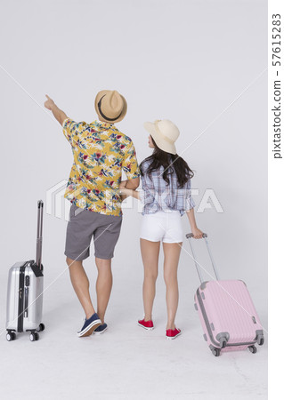 Summer holiday of attractive couple 246 Summer holiday of attractive couple 246 57615283