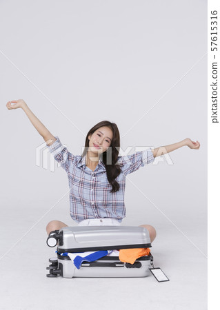 Summer holiday of attractive couple 253 Summer holiday of attractive couple 253 57615316