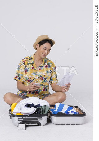 Summer holiday of attractive couple 267 Summer holiday of attractive couple 267 57615319