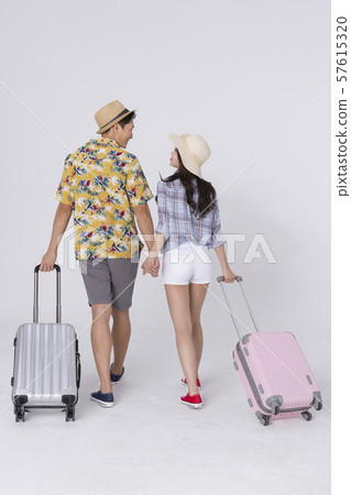 Summer holiday of attractive couple 265 Summer holiday of attractive couple 265 57615320