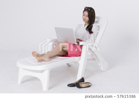 Summer holiday of attractive couple 184 Summer holiday of attractive couple 184 57615386