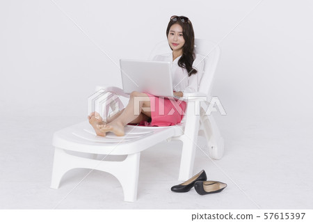 Summer holiday of attractive couple 165 Summer holiday of attractive couple 165 57615397