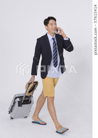 Summer holiday of attractive couple 125 Summer holiday of attractive couple 125 57615414