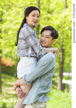 Attractive young couple in love 126 57616246