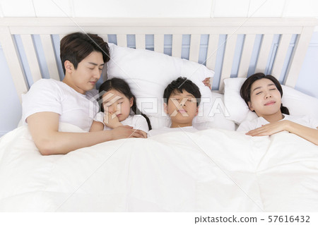 Happy and loving family 383 57616432