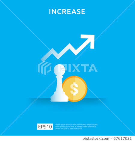 income salary rate increase. business chart 57617021