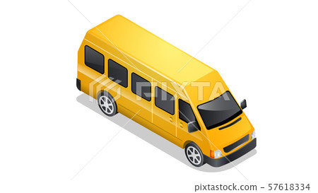Isometric car icon isolated on white Isometric car icon isolated on white 57618334