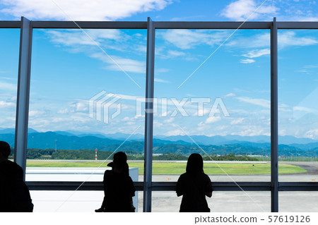 Fuji Shizuoka Airport Observation Floor Scenery Runway 57619126