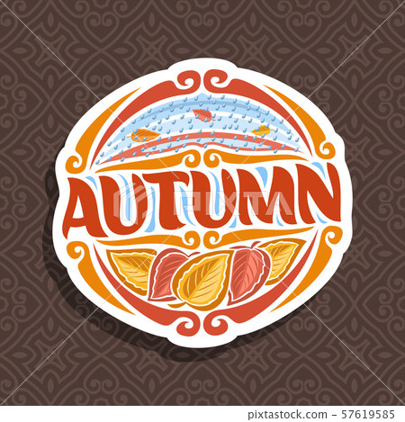Vector logo for Autumn Vector logo for Autumn 57619585