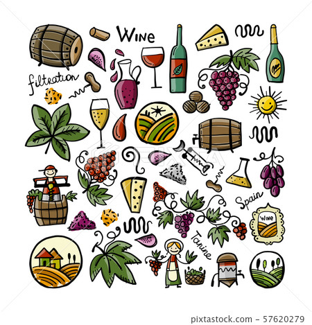 Winery concept, background for your design 57620279