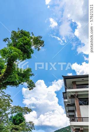 Blue Sky Kumano Nachi Grand Shrine grounds Blue Sky Kumano Nachi Grand Shrine grounds 57621521