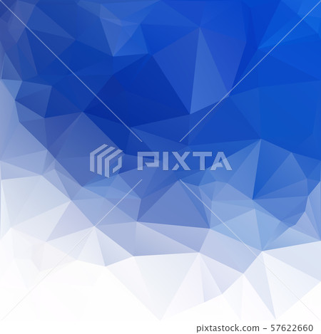 Blue Polygonal Mosaic Background, Creative Design 57622660