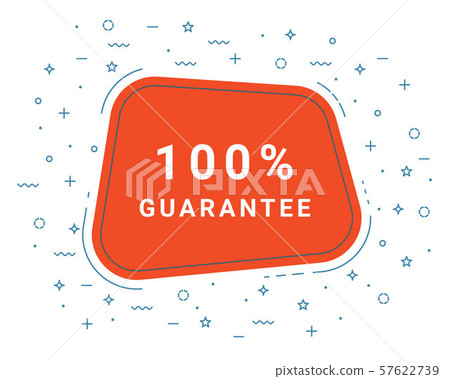 100 Percent Guarantee Speech Bubble Banner Sign, Design Template. Business Label Promo Offer. 100 Percent Guarantee Speech Bubble Banner Sign, Design Template. Business Label Promo Offer. 57622739