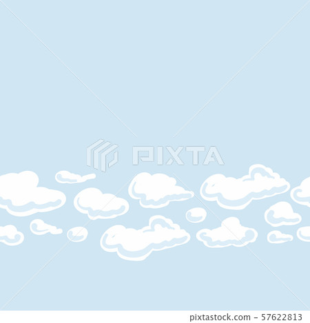 Clouds background, seamless pattern for your design 57622813