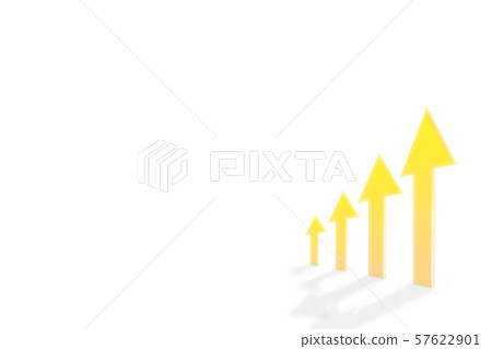 Illustration of a rising graph Illustration of a rising graph 57622901