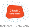 Grand Opening Speech Bubble Banner Sign, Design Template. Business Label Promo Offer. 57625207