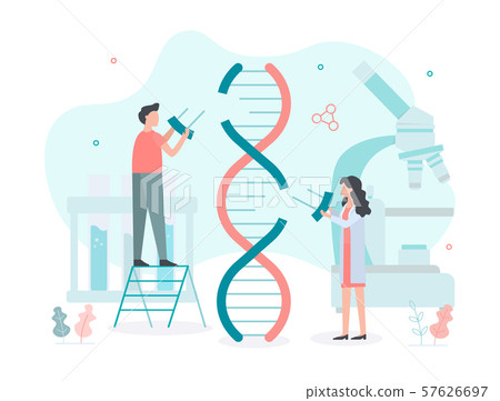 Genetic engineering concept 57626697