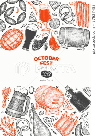 Octoberfest banner. Vector hand drawn Octoberfest banner. Vector hand drawn 57627482