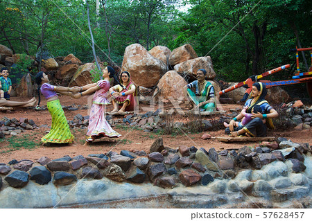 Two Village Girls Playing Two Village Girls Playing 57628457