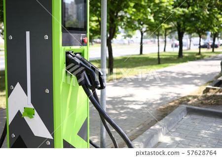 Electric car charging station Electric car charging station 57628764