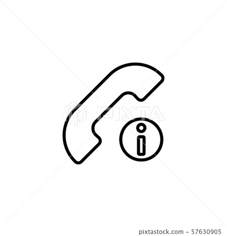 Web icon. Information call, Information about... - Stock Illustration ...