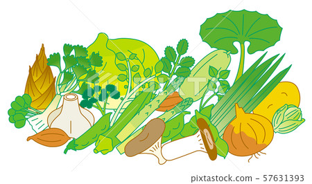 Spring vegetables 57631393