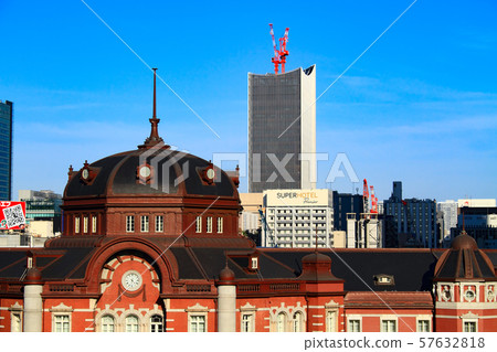 Tokyo cityscape Tokyo station 57632818