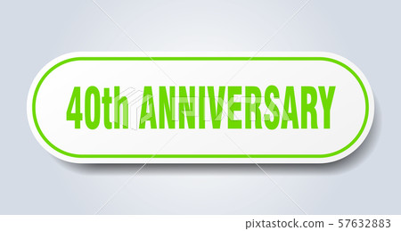 40th anniversary sign. 40th anniversary rounded 40th anniversary sign. 40th anniversary rounded 57632883