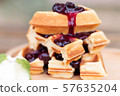 blue berry waffle 57635204