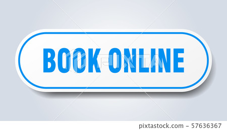 book online sign. book online rounded blue book online sign. book online rounded blue 57636367