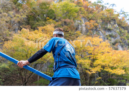Ginzankei Gorge Boat Trip, Autumn, Autumn Leaves, Ichinoseki City, Iwate Prefecture Ginzankei Gorge Boat Trip, Autumn, Autumn Leaves, Ichinoseki City, Iwate Prefecture 57637379