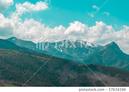 Panorama of beautiful countryside. sunny Panorama of beautiful countryside. sunny 57638386