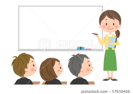 班級女老師和學生 57638408