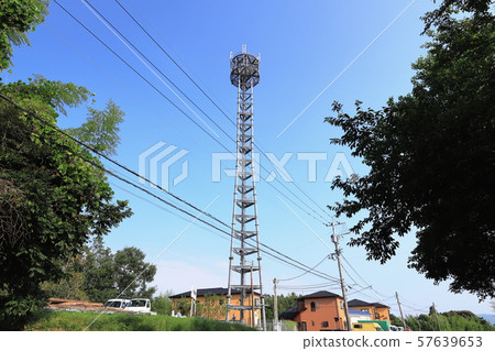 Mobile phone base station at work Mobile phone base station at work 57639653