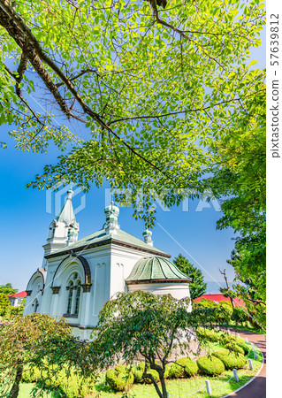 Hokkaido Summer Landscape Hakodate Orthodox Church 57639812